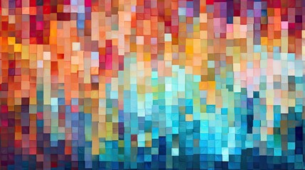 background with multi colored paint squares - obrazy, fototapety, plakaty