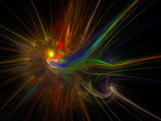Obraz premium Imaginatory fractal abstract background Image