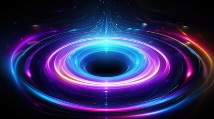 Obraz premium abstract background with space in a neon colors