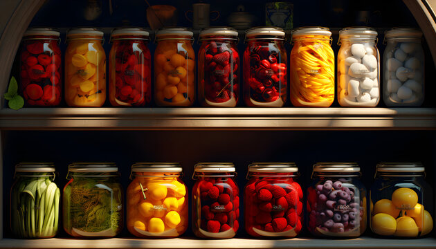 jars of pickles generative ai