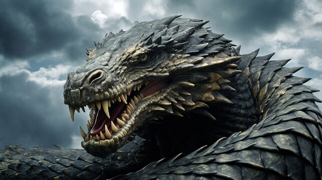 Jormungandr Professional Realistic Photograph
