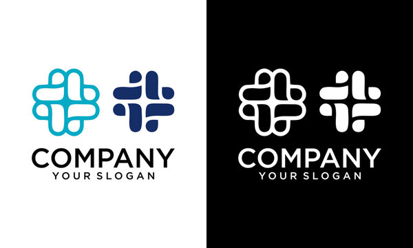 people comunity logo simple modern