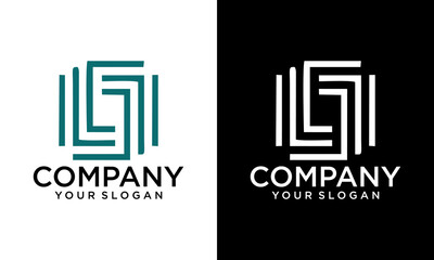 Creative letter JL Logo Design Vector Template. Initial Letter JL Logo Design