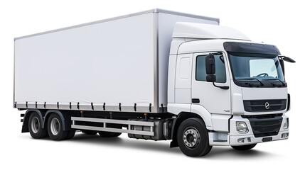 box truck, on a white background