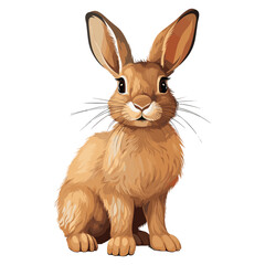 Cute Rabbit Cartoon Vector Art Illustration Design