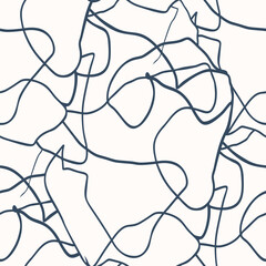 Black and white seamless grunge pattern. Vector illustration