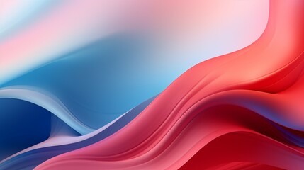 A soft and flowing swirl of colorful light on a white background