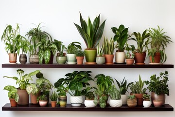 A beautiful assortment of healthy home plant