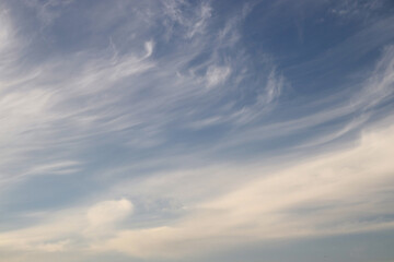 Fototapeta premium Skyscape. Cumulus clouds in close-up.