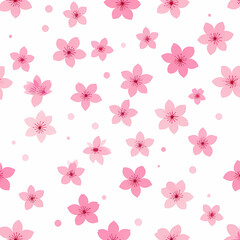 Spiralblock für einen digitalen Planer mit Kirschblütenform-Post-it-Symbol auf weißem Hintergrund und ästhetischem Hintergrund mit Blumenmuste