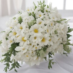 bouquet of white flowers