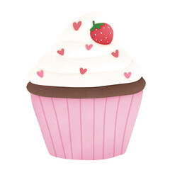 Valentine cupcake