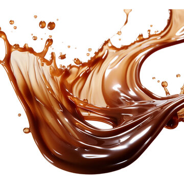 Chocolate milk splash