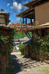 Village of Kovachevitsa with nineteenth century houses, Bulgaria