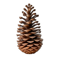 Fraser fir cone isolated on transparent background - obrazy, fototapety, plakaty