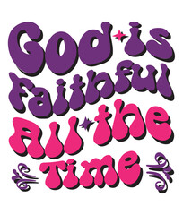 Retro, Christian Craft Design. T-shirt Design. Illustration