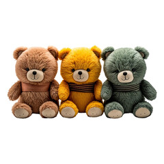  toy bear on transparent background

