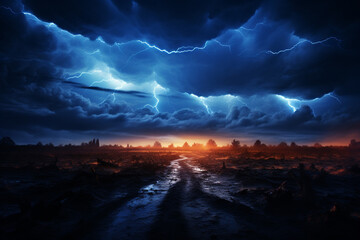 Dangerous and violent lightning, lightning storm events.