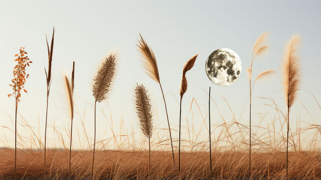 Harvest Moon Natural Colors, Background Image, Background For Banner, HD