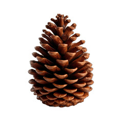 Spruce cone isolated on transparent background