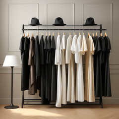  A monochrome collection of professional attire
