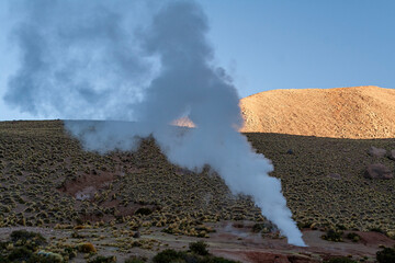 Geysierfeld von El Tatio, Altiplano, Atacama Wüste, Chile, Südamerika