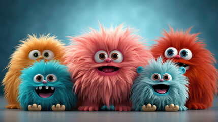 Fototapeta premium Monster Natural Colors, Background Image, Background For Banner, HD