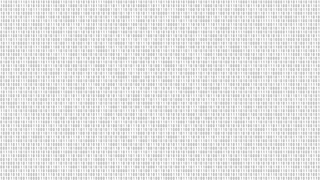 Binary code seamless vector