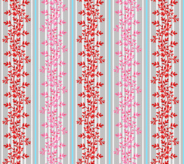 Textile and digital seamless pattern design	