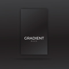 black gradient color plates