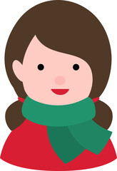 Winter girl avatar