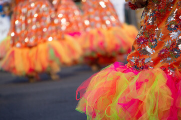 Carnival Costumes details in Guadeloupe "Mardi Gras" & "Lundi gras" © Gary