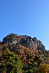 Climbing  Mount Iwabitsu, Gunma, Japan