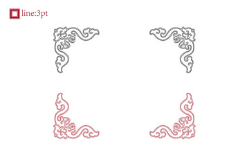 The design of the frames is intricate and symmetrical, with a mix of baroque, rococo, victorian, gothic, medieval, and renaissance styles.