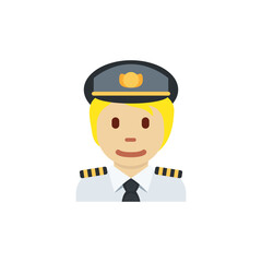 Obraz premium Pilot: Medium-Light Skin Tone