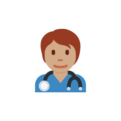 Health Worker: Medium Skin Tone