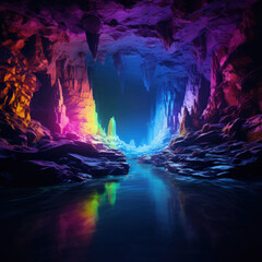 Mystical Modernity: A Vibrant and Enigmatic Fusion of Modern World and Alien Landscape, Perfect for Screensavers and Desktop Backgrounds