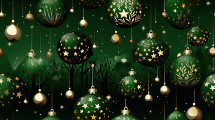 Seamless Christmas Holiday Background Wallpaper