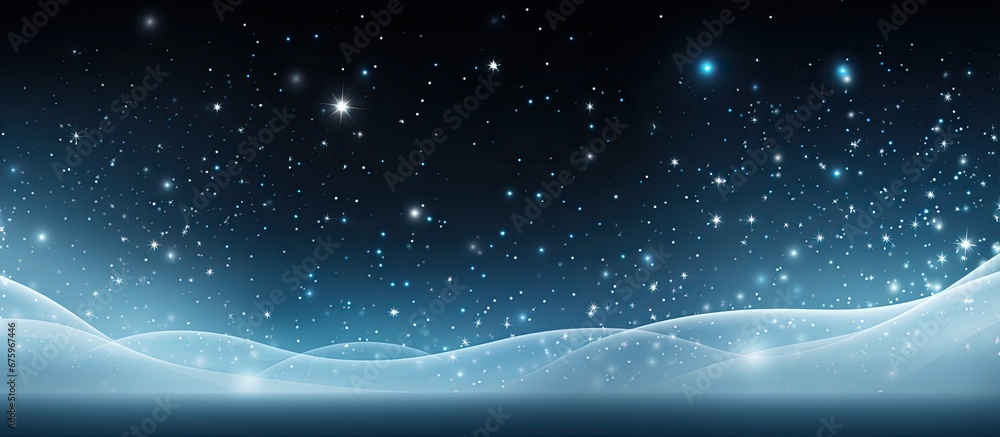 Poster the abstract background design on the winter card combines a textured white pattern with a shining l