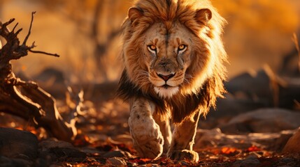 Lion Ground-Level, Background Image, Background For Banner, HD