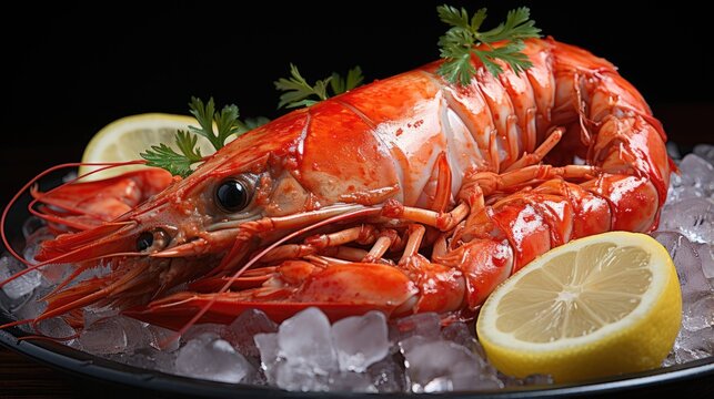 Shrimp, Background Image, Background For Banner, HD