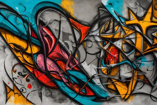graffiti on the wall © Irum