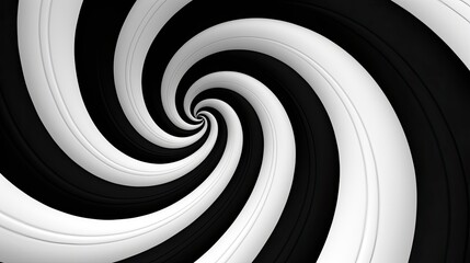 Obraz premium Swirl Black And White background.