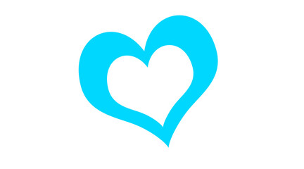 Love  and Heart  Icon Symbol isolated white background. love shape on white background.Love heart symbol  special for valentine's day.