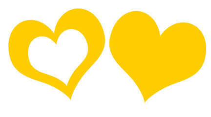 Love  and Heart  Icon Symbol isolated white background. love shape on white background.Love heart symbol  special for valentine's day.