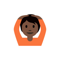 Person Gesturing OK Dark-Skin