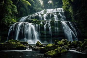 Fototapeta premium Beautiful waterfall