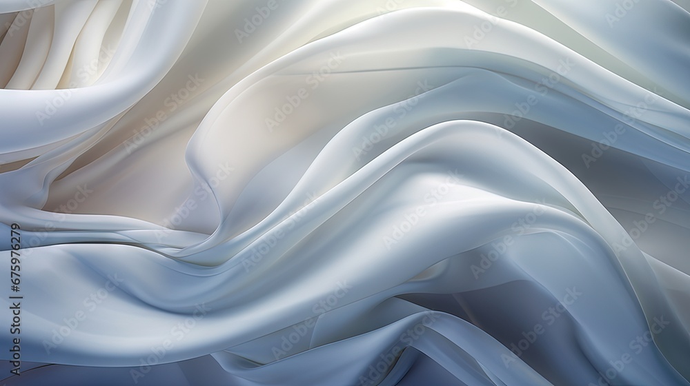 Aufkleber flowing cloth background, 3d rendering. computer digital drawing.