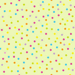 Celebration Colorful Confetti, Seamless pattern