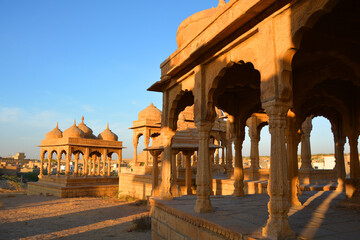 Vyas Chhatri cenotaphs here are the most fabulous structures in Jaisalmer, and one of its major...